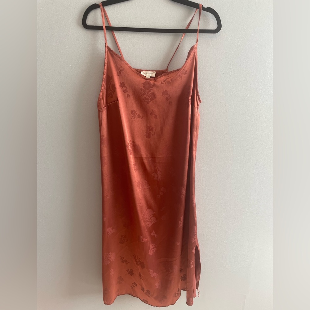 Silk midi dress